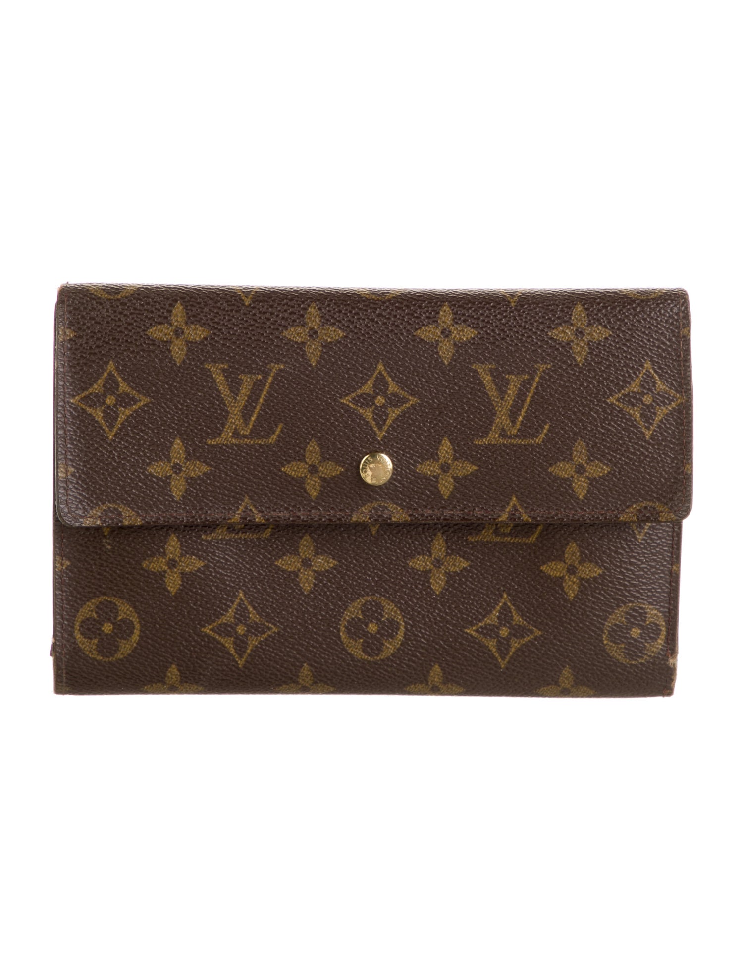 Louis Vuitton 2001 LV Monogram Trifold Wallet