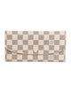 Louis Vuitton 2017 Damier Azur Pattern Emilie Wallet