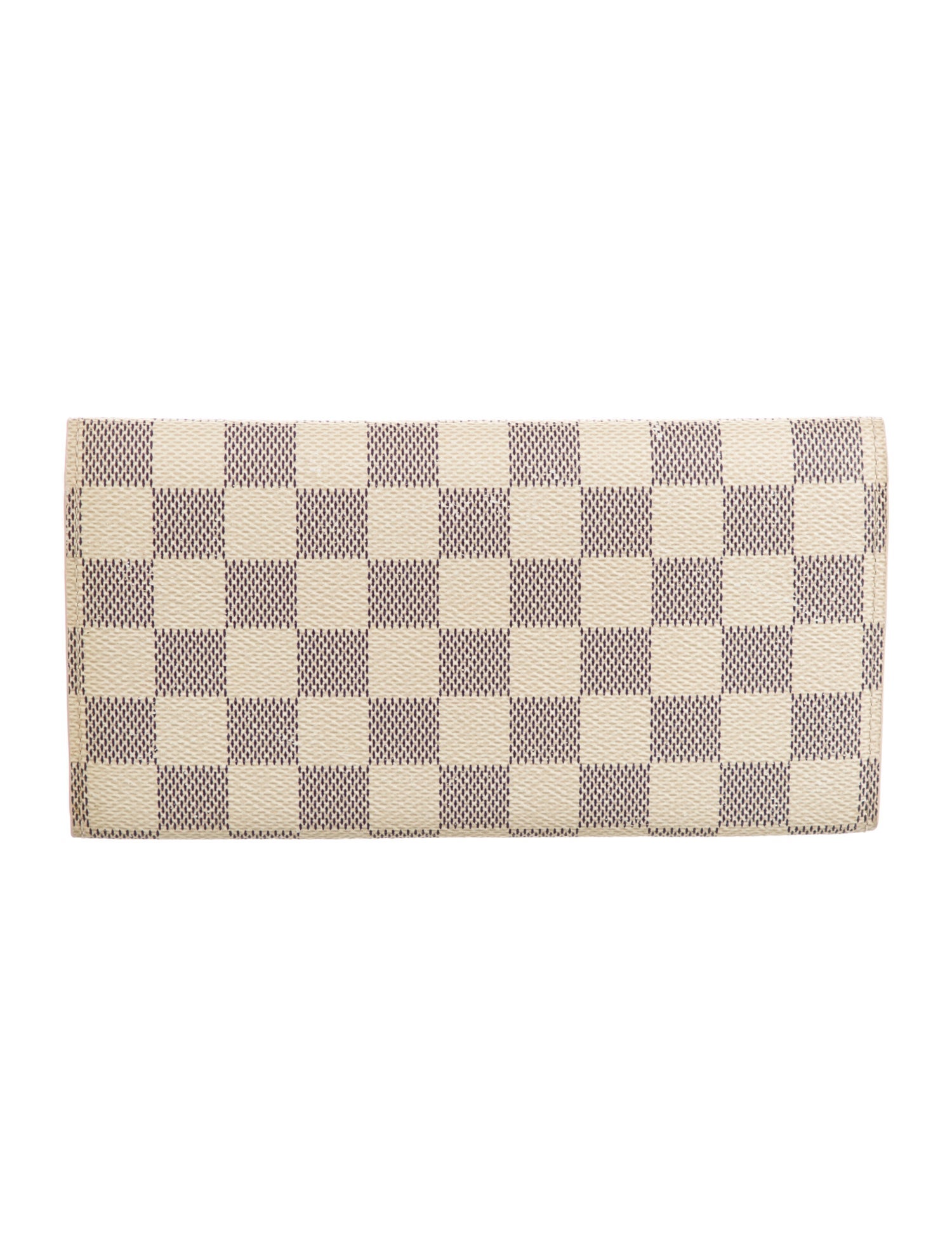 Louis Vuitton 2017 Damier Azur Pattern Emilie Wallet