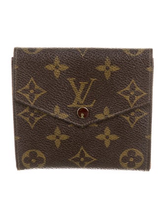 Louis Vuitton Monogram Pattern Coated Canvas Elise Wallet