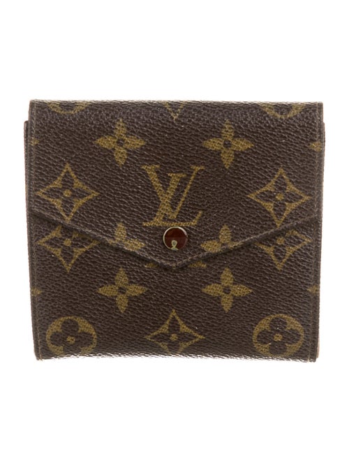 Louis Vuitton Monogram Pattern Coated Canvas Elise Wallet