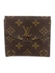 Louis Vuitton Monogram Pattern Coated Canvas Elise Wallet