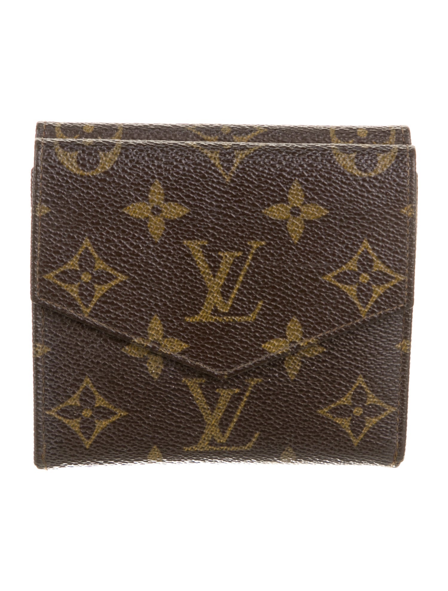 Louis Vuitton Monogram Pattern Coated Canvas Elise Wallet