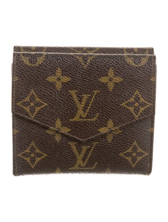 Louis Vuitton Monogram Pattern Coated Canvas Elise Wallet
