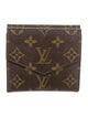 Louis Vuitton Monogram Pattern Coated Canvas Elise Wallet