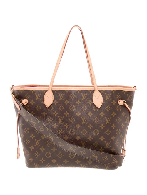 Louis Vuitton LV Monogram Neverfull Bandouliere Inside Out MM