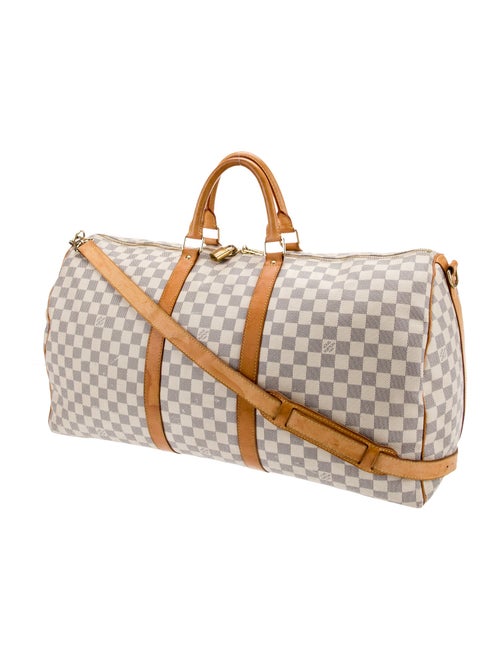 Louis Vuitton Damier Azur Keepall Bandouliere 55