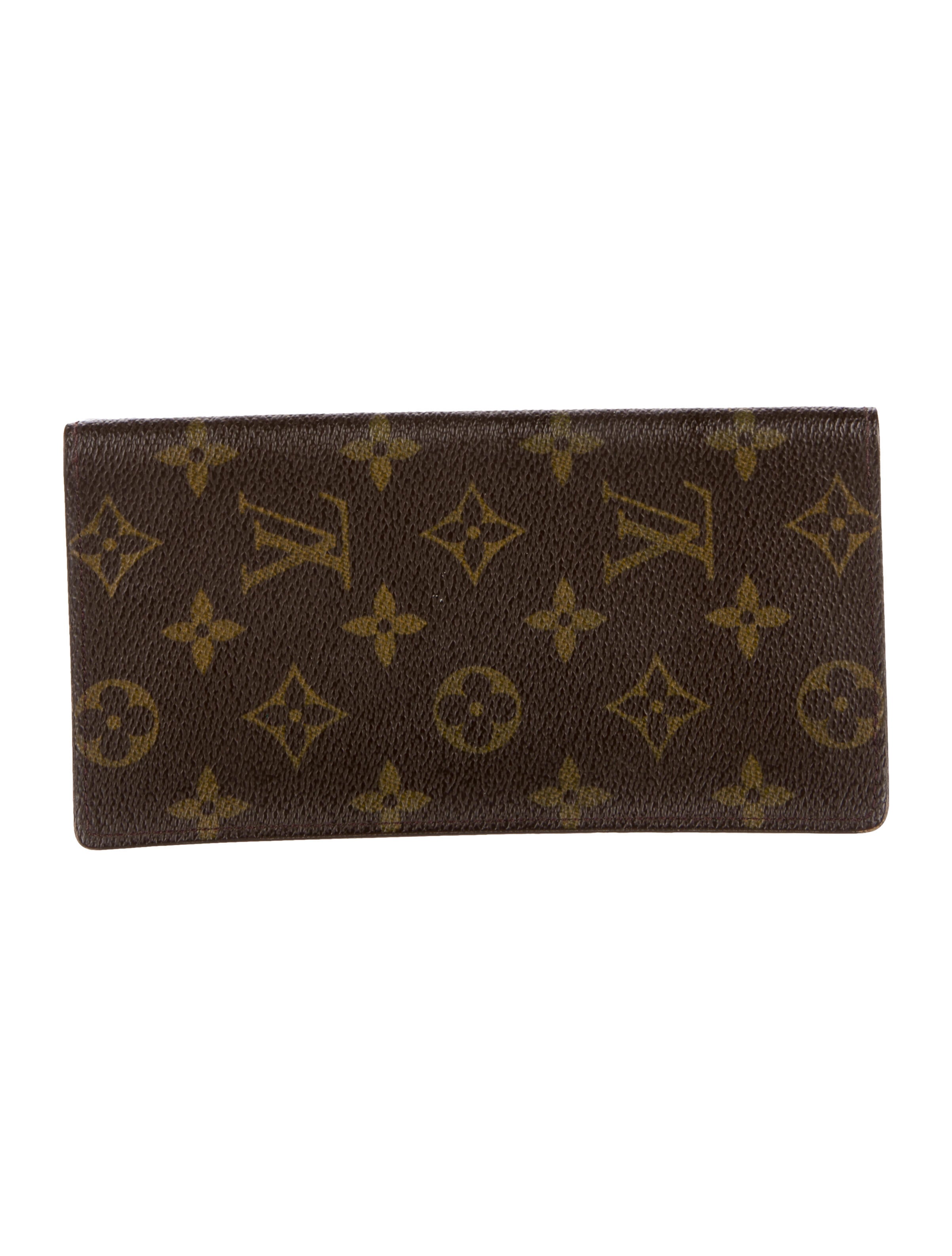 Louis Vuitton LV Monogram Coated Canvas Brazza Wallet