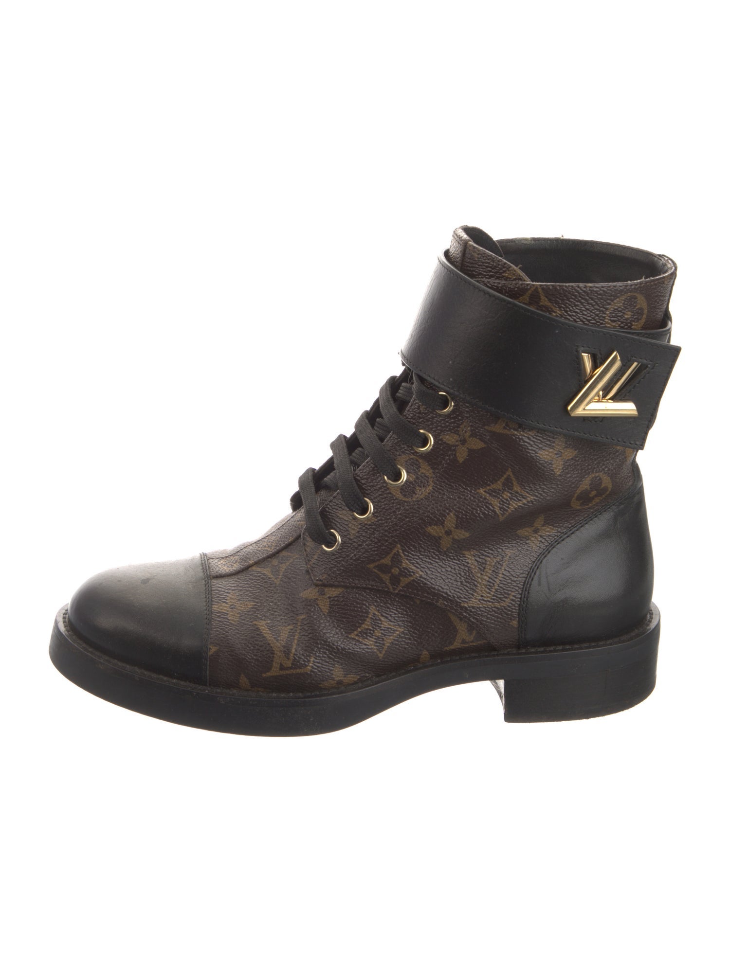 Louis Vuitton LV Monogram Combat Boots