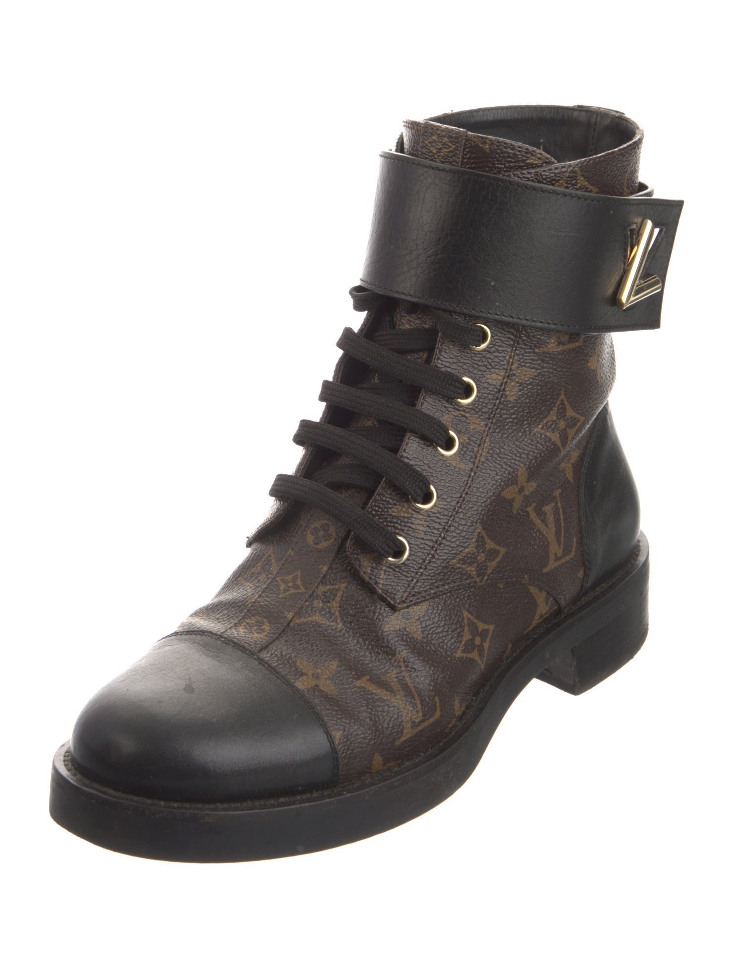 Louis Vuitton LV Monogram Combat Boots