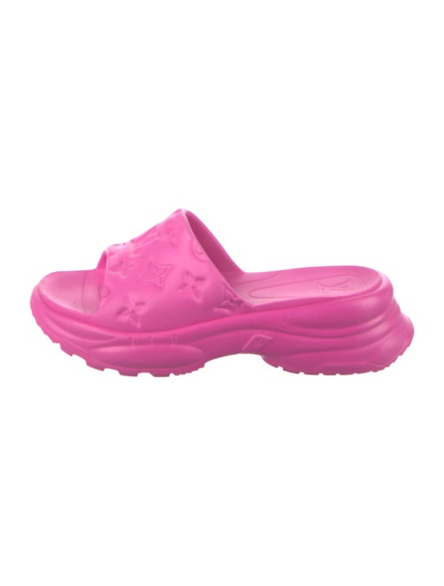 Louis Vuitton LV Monogram Rubber Slides