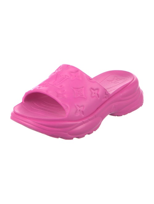 Louis Vuitton LV Monogram Rubber Slides