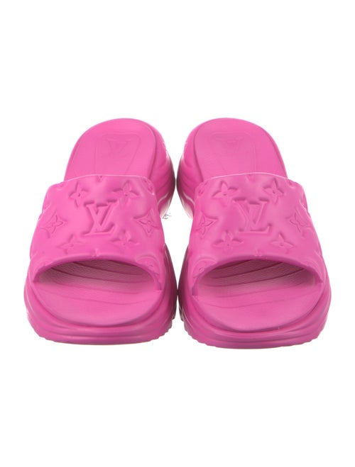 Louis Vuitton LV Monogram Rubber Slides