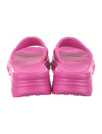 Louis Vuitton LV Monogram Rubber Slides