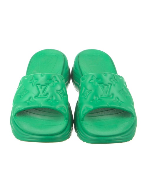 Louis Vuitton Monogram Pattern Rubber Slides