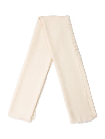 Louis Vuitton Silk LV Monogram Scarf