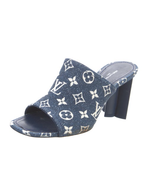 Louis Vuitton LV Monogram Denim Slides