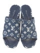 Louis Vuitton LV Monogram Denim Slides