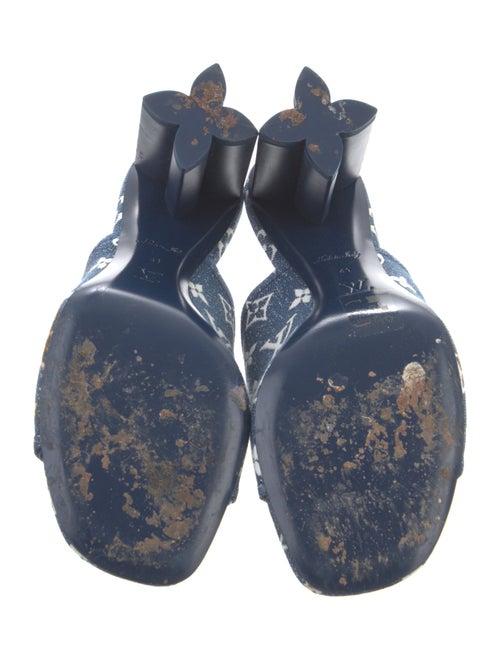 Louis Vuitton LV Monogram Denim Slides