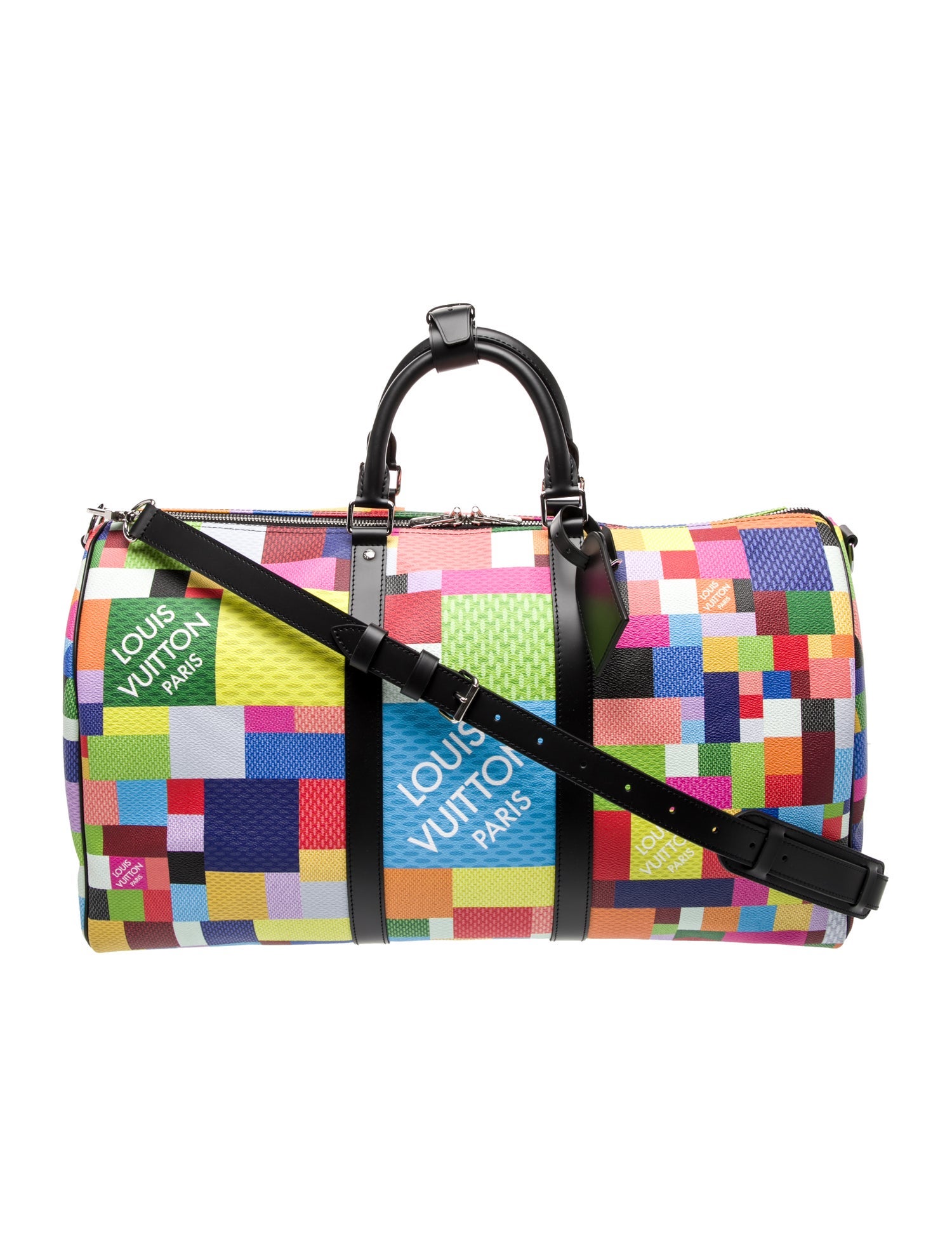 Louis Vuitton Coated Canvas Keepall Bandouliere 50