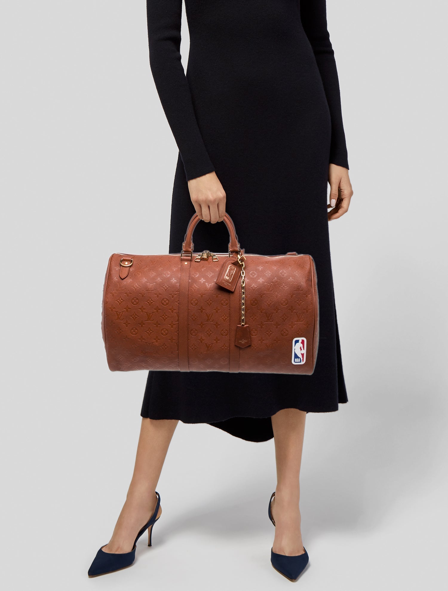 Louis Vuitton x NBA LV Monogram Louis Vuitton Keepall Bandouliere 55