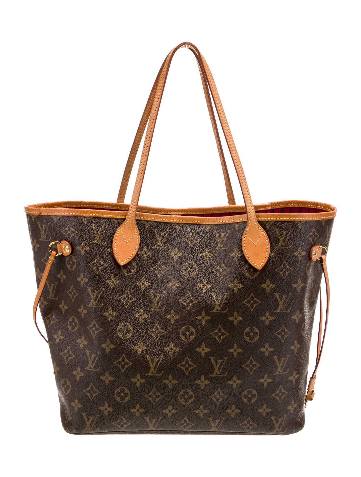 Louis Vuitton LV Monogram Neverfull w/Pouch MM
