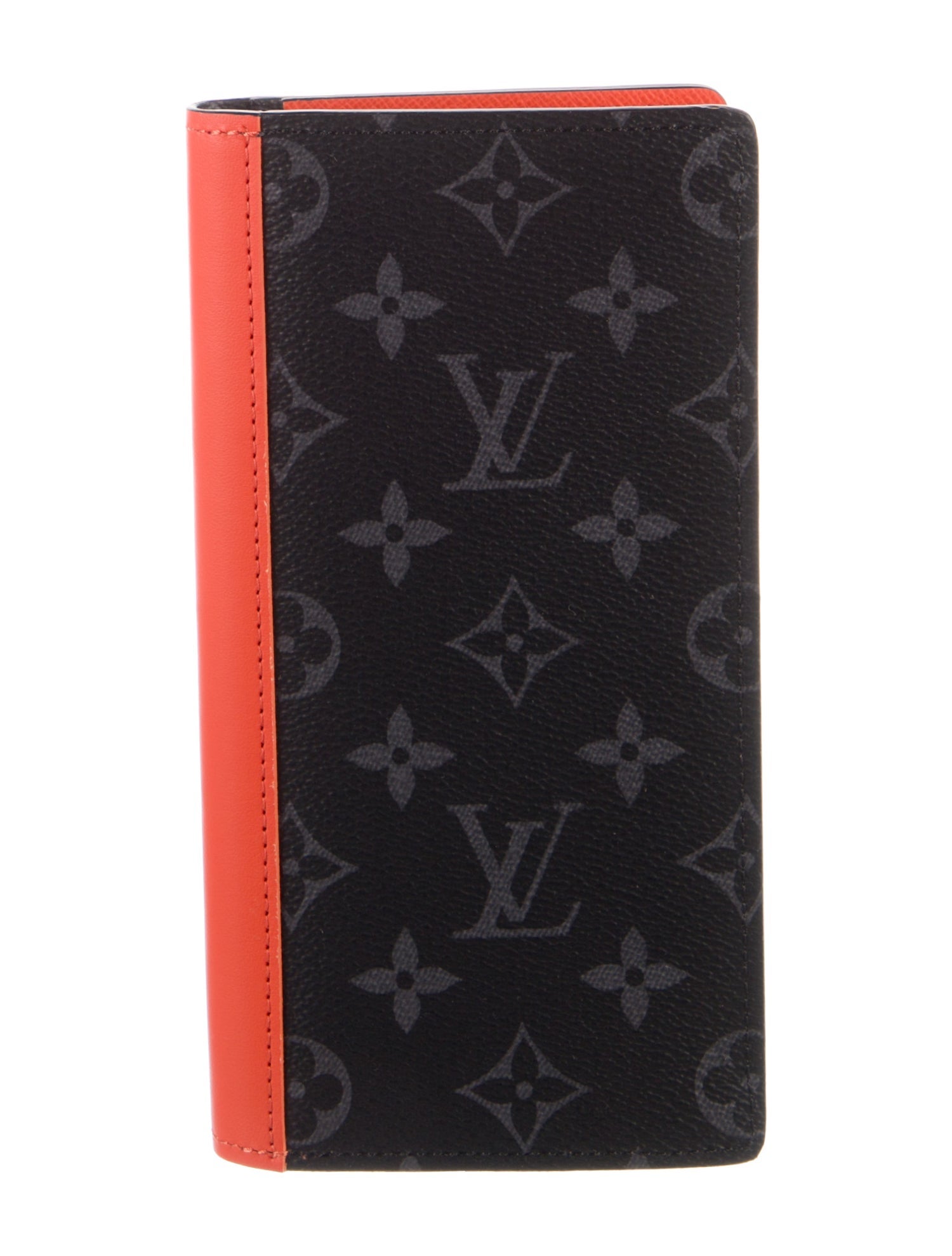 Louis Vuitton Monogram Eclipse Coated Canvas Brazza Wallet