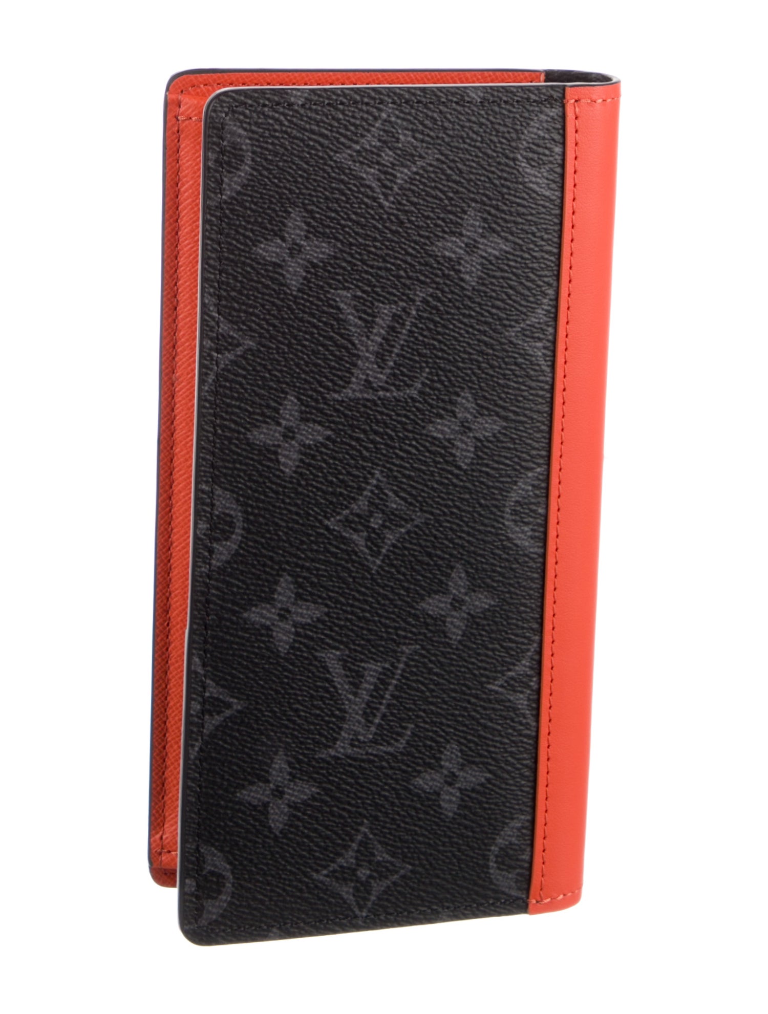 Louis Vuitton Monogram Eclipse Coated Canvas Brazza Wallet