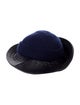 Louis Vuitton Leather-Trimmed Cashmere Bucket Hat