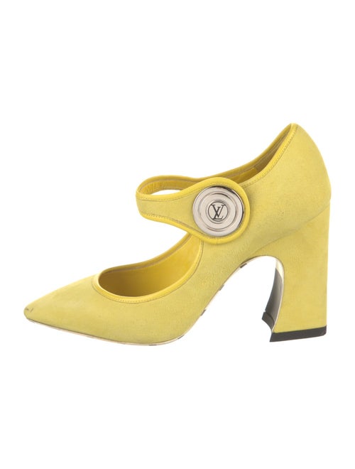 Louis Vuitton Suede Pumps