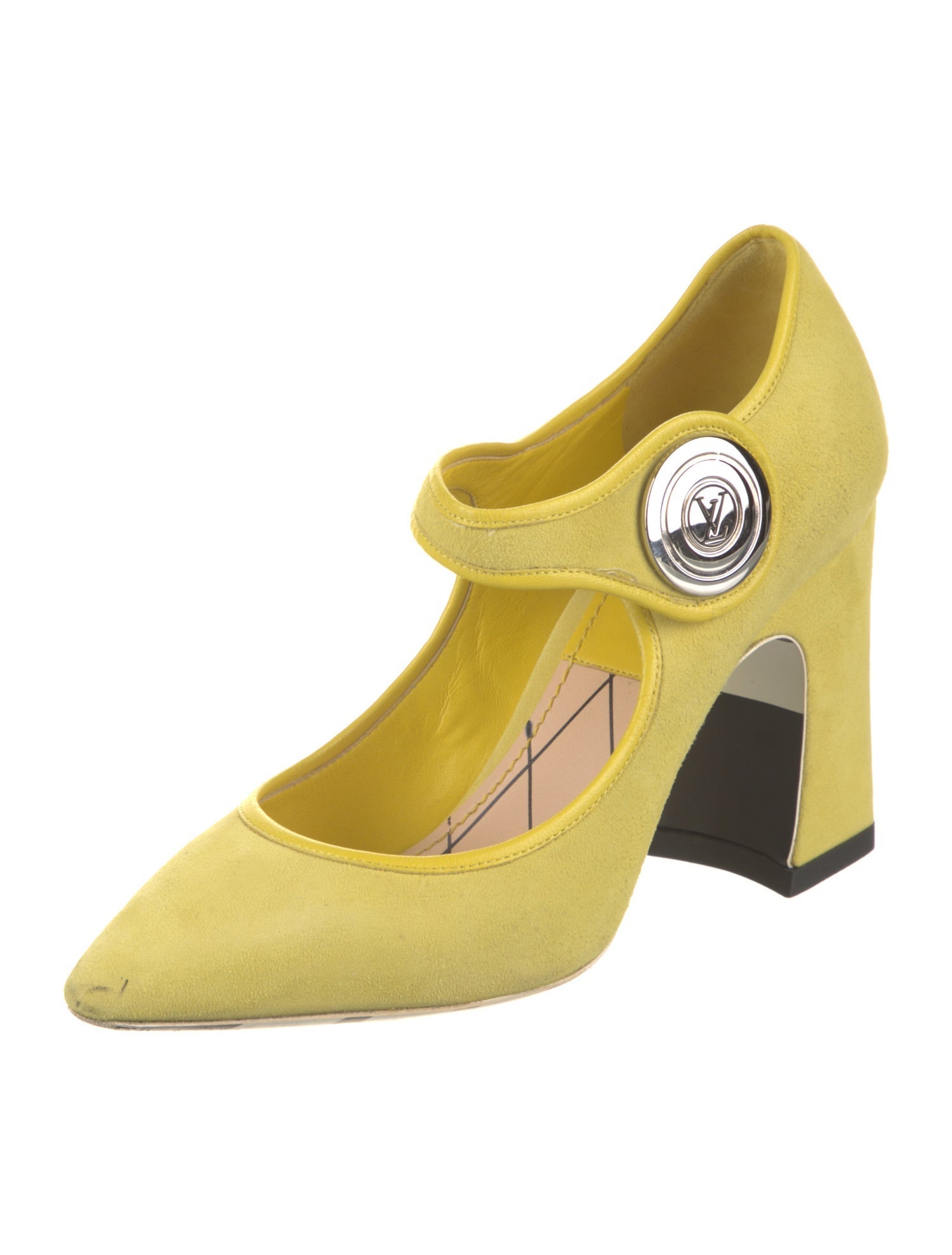 Louis Vuitton Suede Pumps