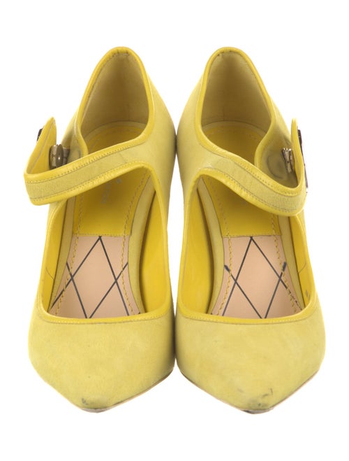 Louis Vuitton Suede Pumps