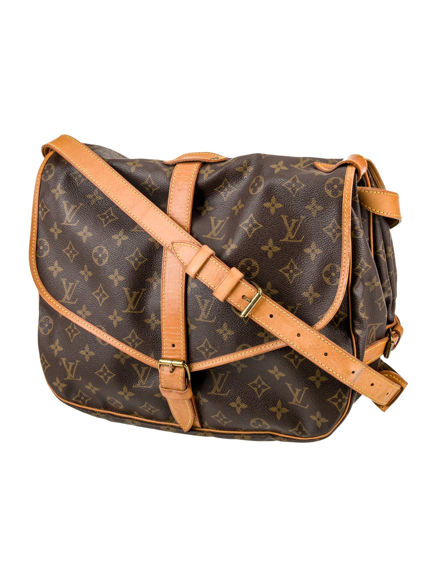 Louis Vuitton LV Monogram Saumur 25 Vintage