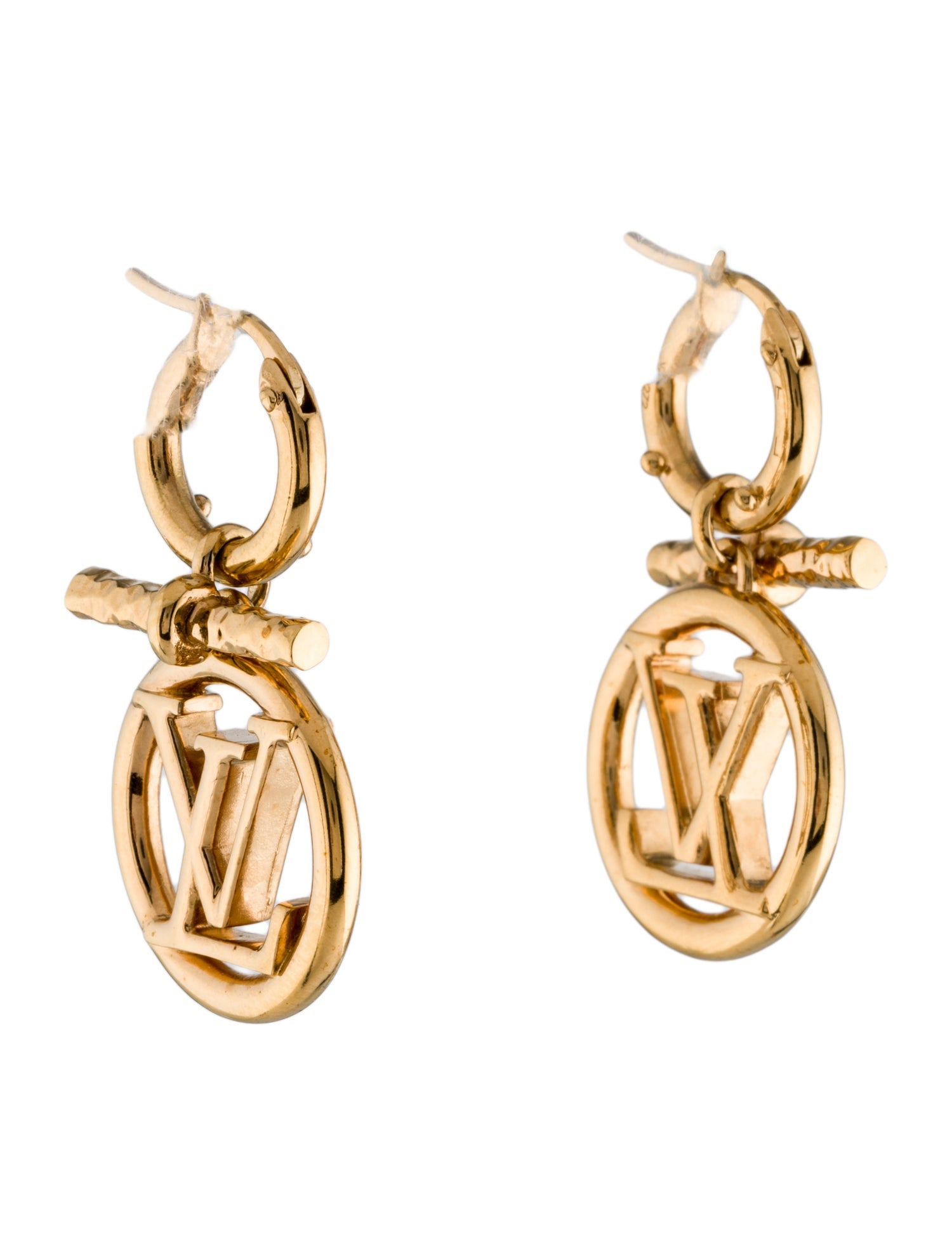 Louis Vuitton Baby Louise LV Drop Earrings