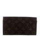 Louis Vuitton Monogram Pattern Coated Canvas Sarah Wallet
