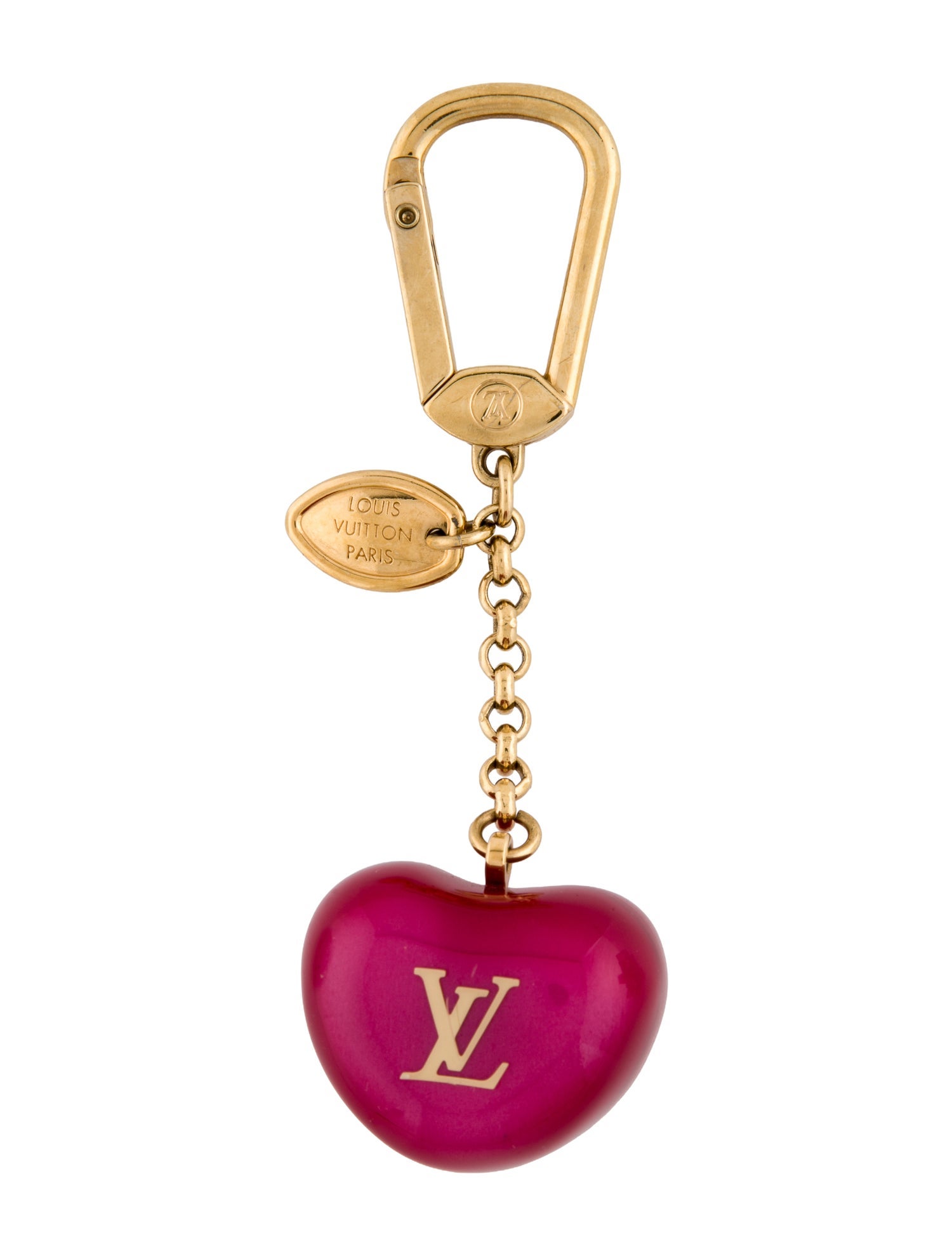 Louis Vuitton Pomme D'Amour Coeur Rayures Heart Bag Charm