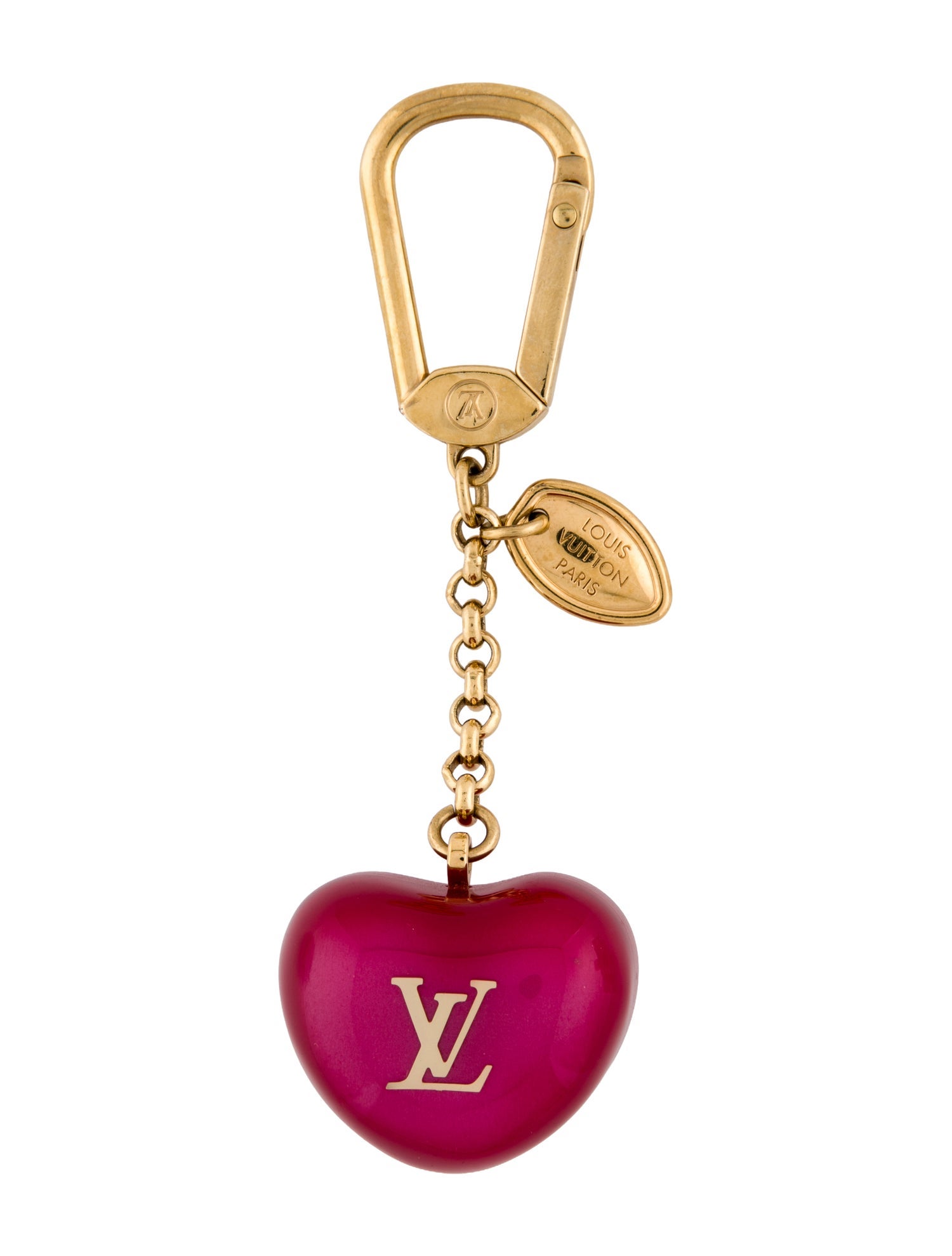 Louis Vuitton Pomme D'Amour Coeur Rayures Heart Bag Charm