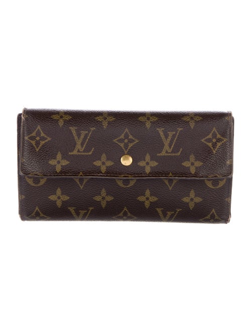 Louis Vuitton LV Monogram Coated Canvas International Wallet
