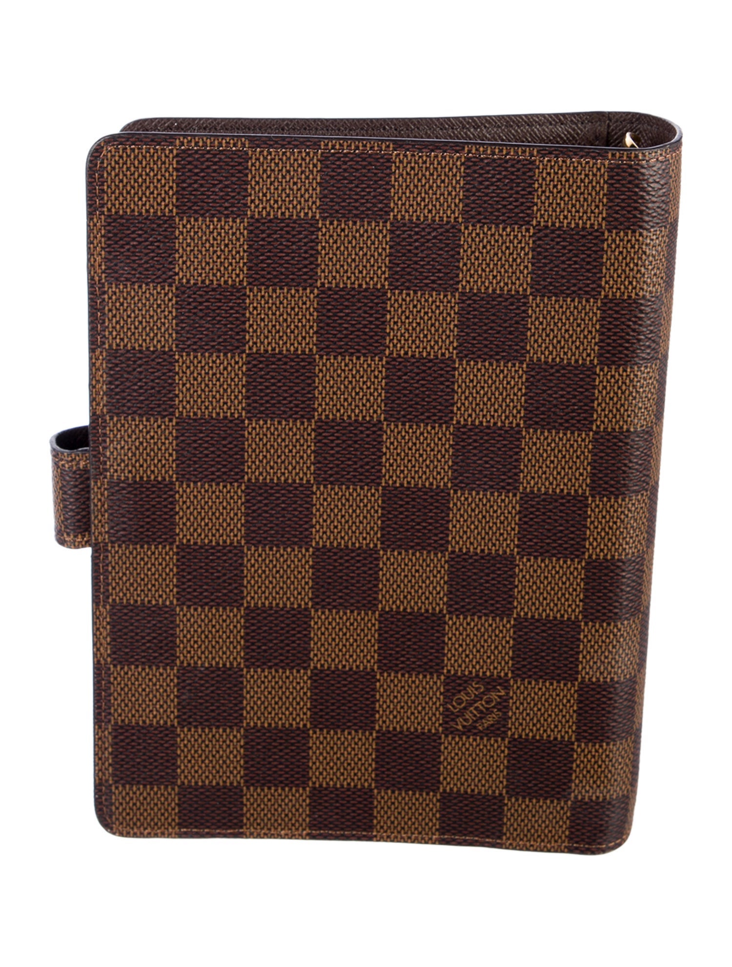 Louis Vuitton Damier Ebene Medium Ring Agenda Cover