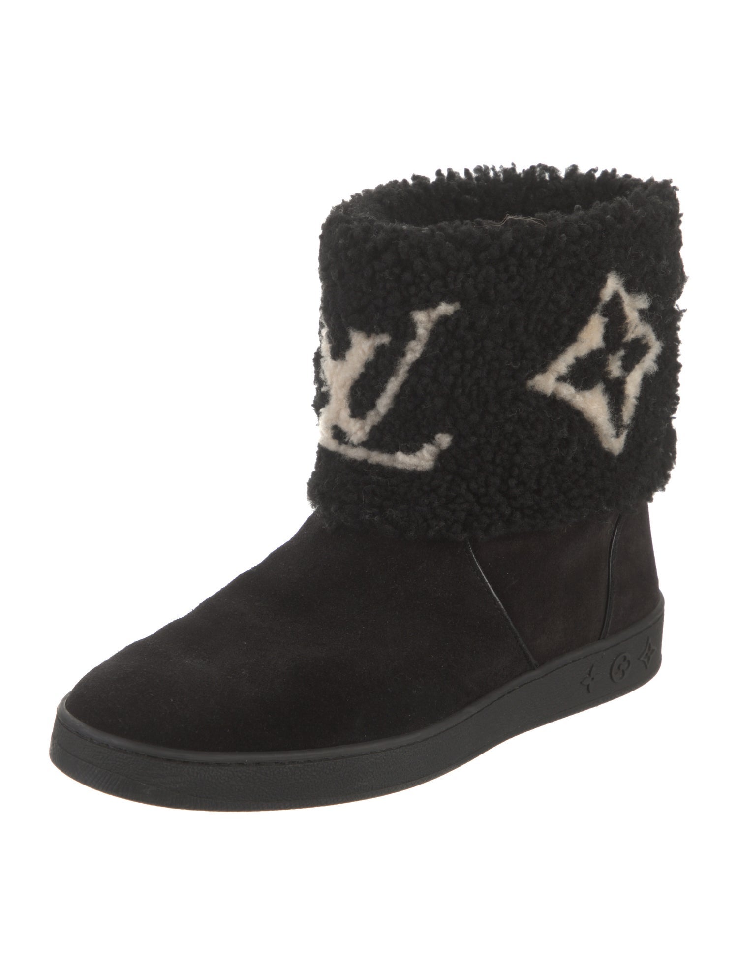 Louis Vuitton LV Monogram Suede Boots
