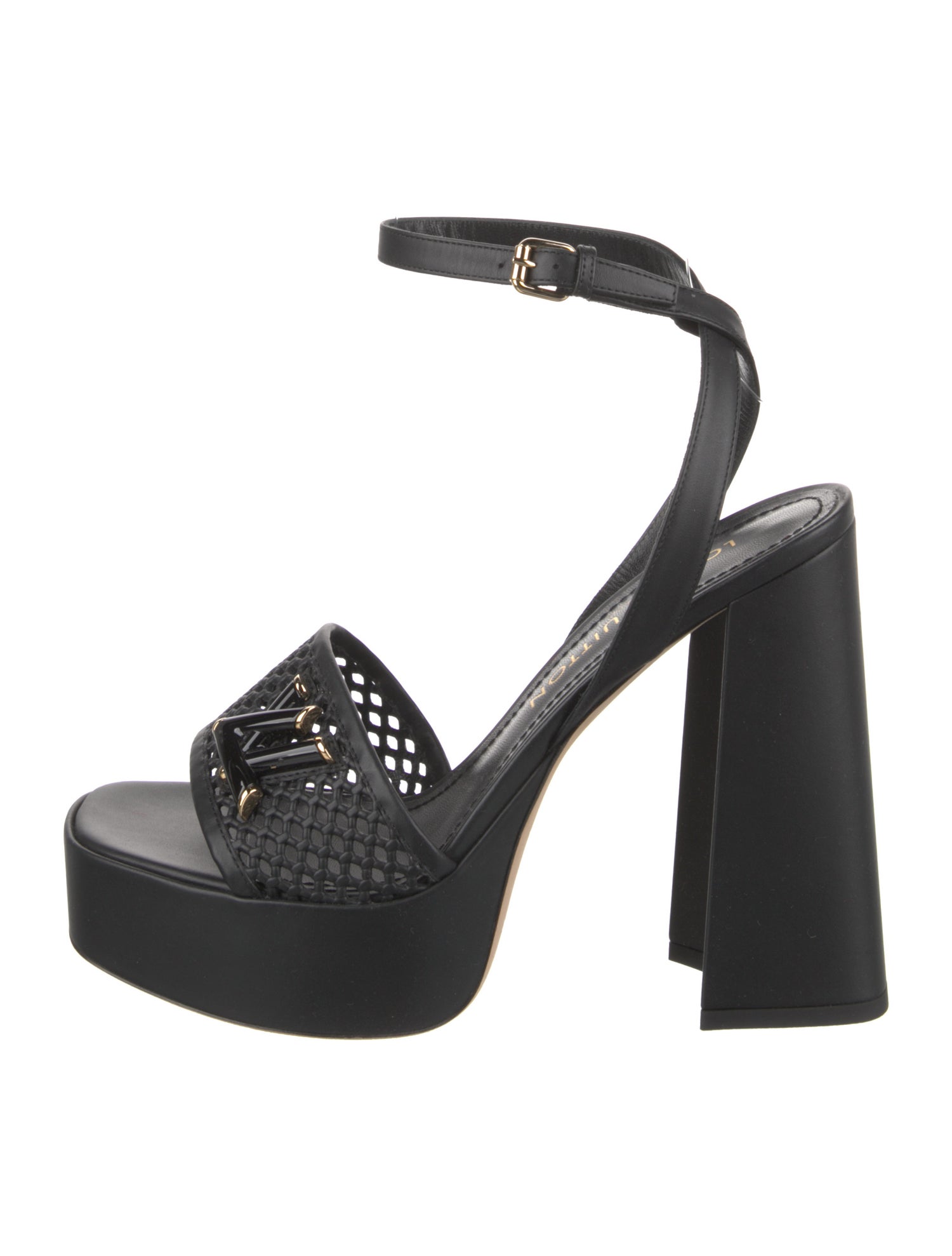 Louis Vuitton LV Monogram Leather Sandals