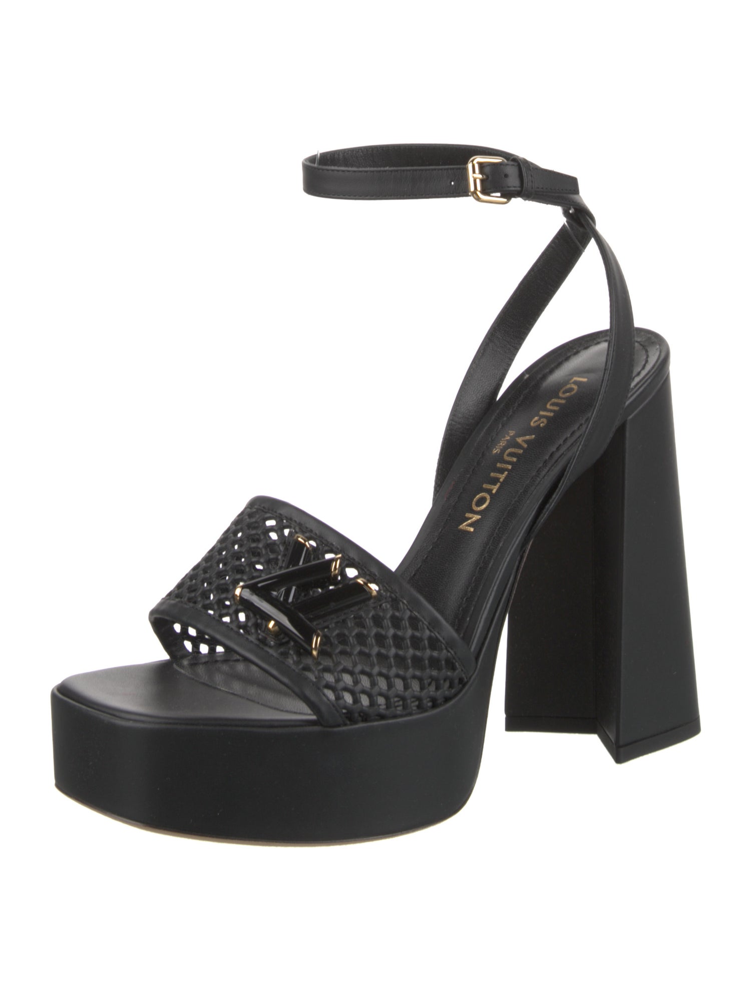 Louis Vuitton LV Monogram Leather Sandals