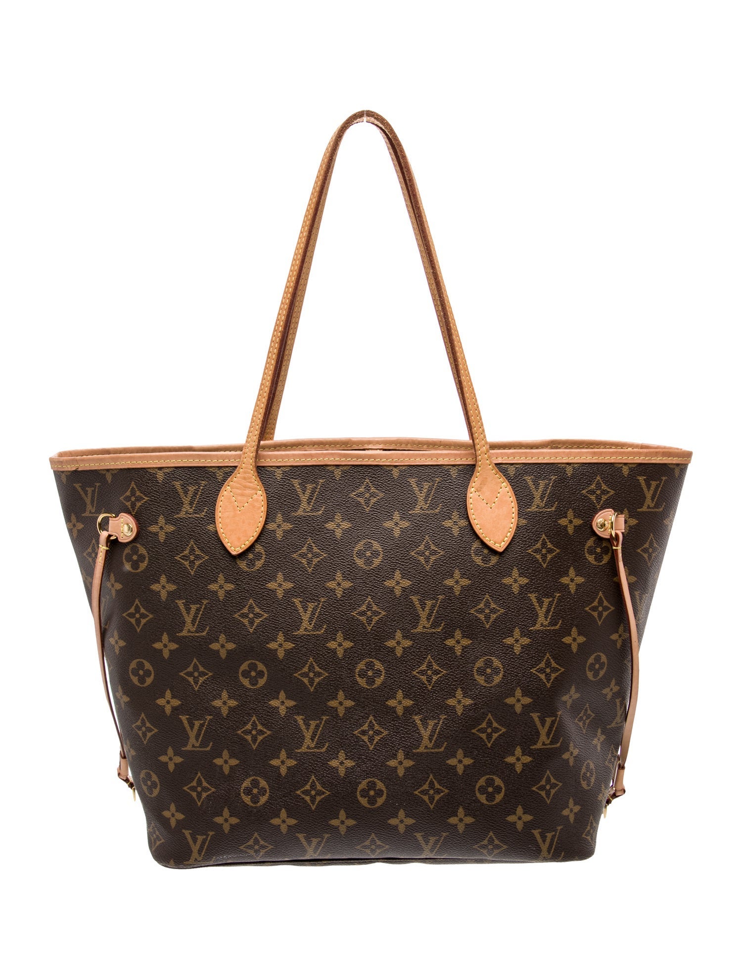 Louis Vuitton LV Monogram Neverfull w/Pouch MM