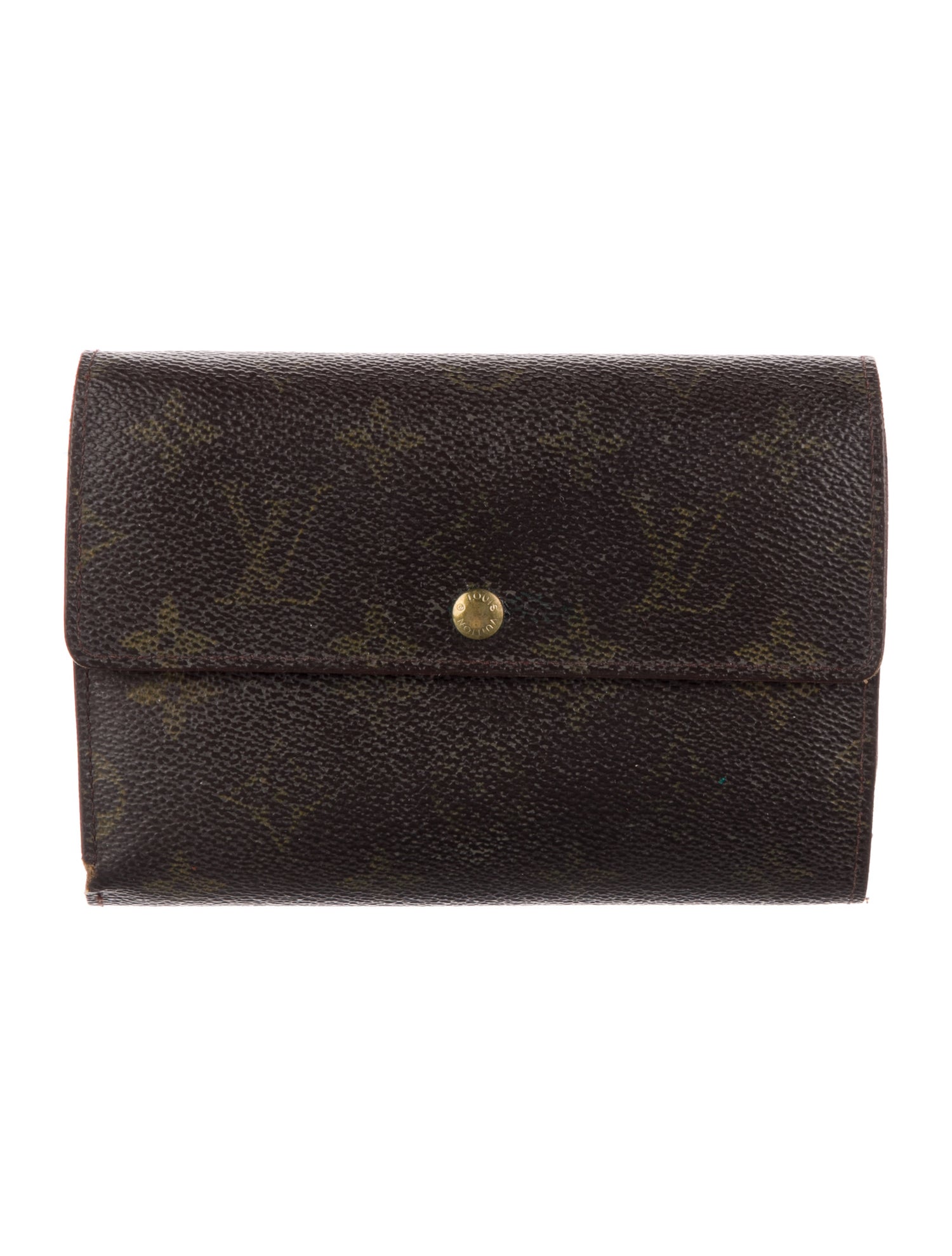 Louis Vuitton LV Monogram Coated Canvas Compact Wallet