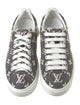 Louis Vuitton Monogram Pattern Denim Sneakers