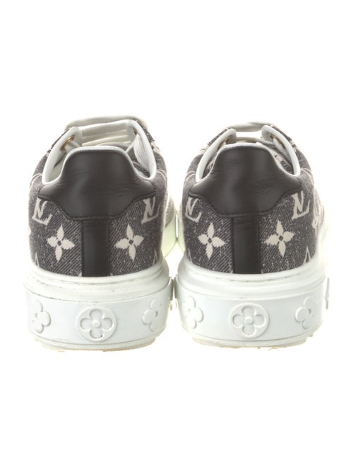 Louis Vuitton Monogram Pattern Denim Sneakers