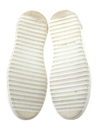 Louis Vuitton Monogram Pattern Denim Sneakers