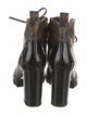 Louis Vuitton LV Monogram Lace-Up Boots