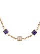 Louis Vuitton Crystal Gamble Station Necklace
