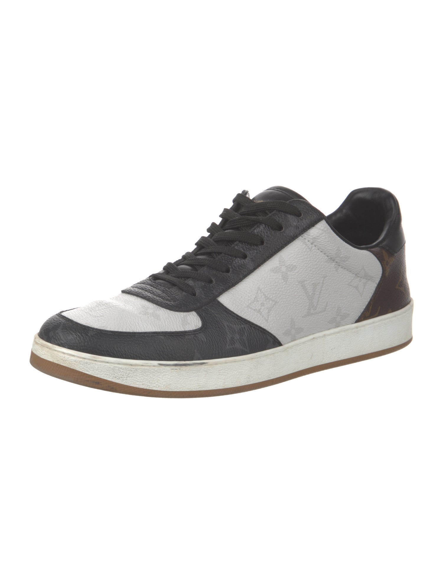 Louis Vuitton Monogram Eclipse Leather Sneakers